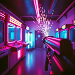 Machine gun waiting for a trigger